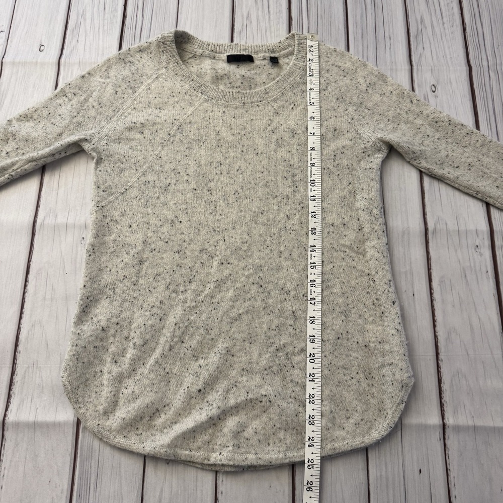 ATM Anthony Thomas Melillo Womens Cashmere Beige‎ Speck Lightweight Sweater XS - Picture 4 of 8